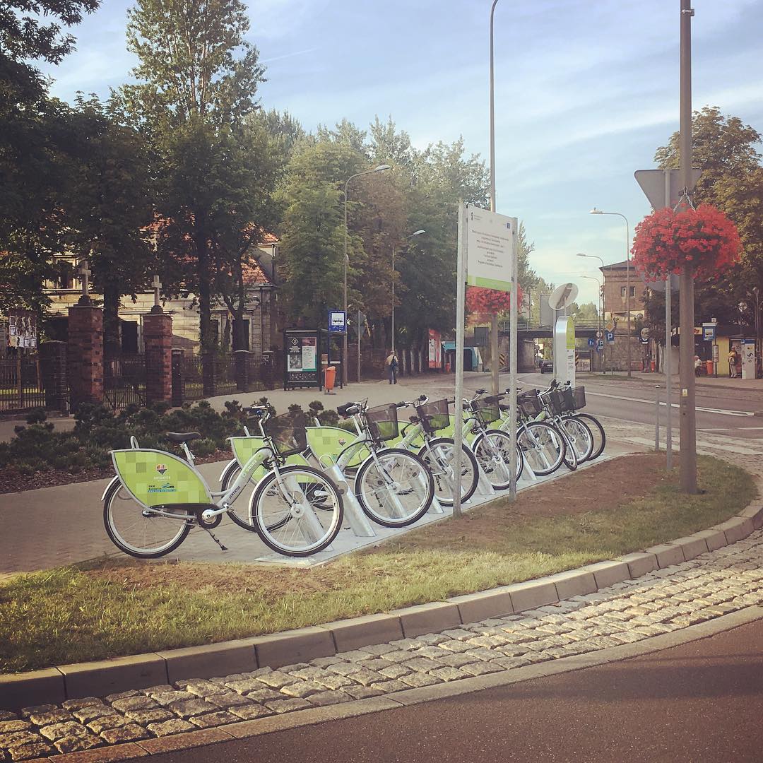 Takie poranki to my lubimy! Mamy stacj rowerow w Szopienicach!hellip