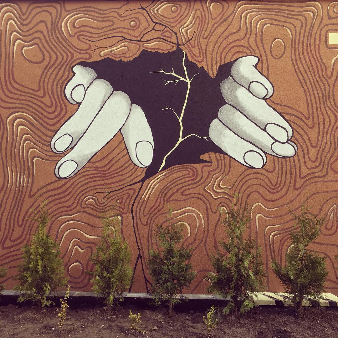 Nowy mural  ul Obrocw Westerplatte 40 szopienice katowice katowicesamekopalnie