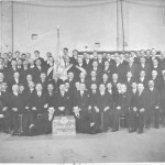 Załoga walcowni w 25-lecie istnienia zakładu