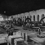 Widok hali z walcarkami