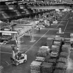 Widok ogólny hali walcowni bruzdowej