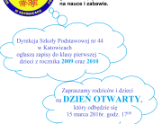 plakat SP nr 44 Katowice